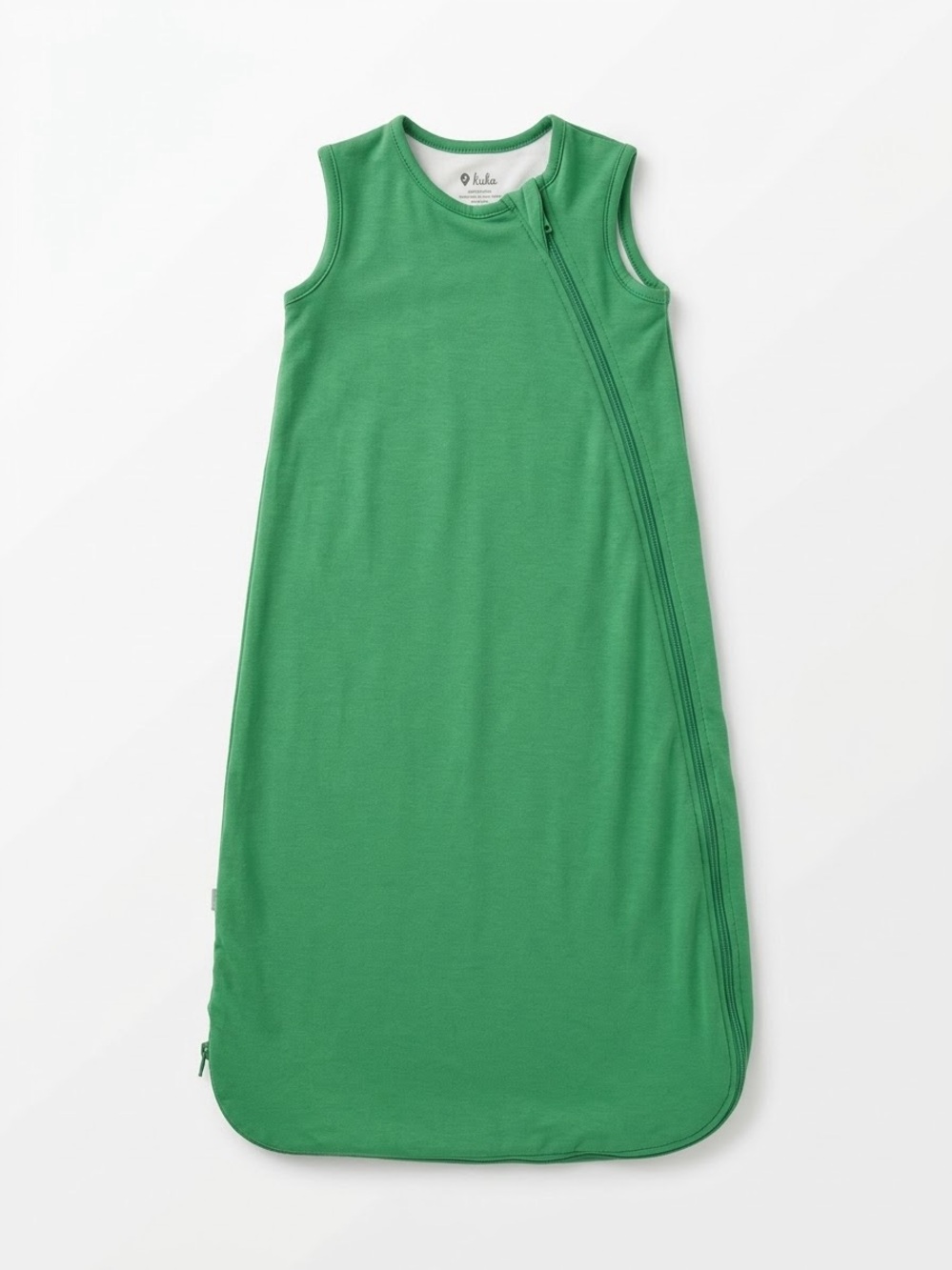 NWOT Kyte BABY Emerald Green Sleeveless Sleep Sack with Diagonal Zip 0.5 TOG